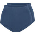 Culottes & autres bas
sur Grenoble : Culottes gainantes Lingadore 2-pack Culotte haute Basique Bleu