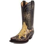 Bottes Sendra boots Santiags Hommes Ref 41031 Marron Python