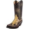 Bottes Sendra boots Santiags Hommes Ref 41031 Marron Python