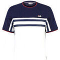 Tee-shirts sur Grenoble : T-shirt Fila T-SHIRT ZILLY BLEU ET BLANC