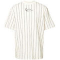 Tee-shirts sur Grenoble : T-shirt Karl Kani T-SHIRT SMALL SIGNATURE PINSTRIPE TEE BEIGE