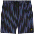 Short Lyle & Scott Short VERTICAL STRIPE bleu marine