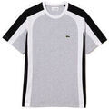 T-shirt Lacoste T-SHIRT REGULAR FIT GRIS TRICOLORE COLOR-BLOCK
