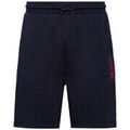 Short HUGO Short Doshi211 bleu marine &agrave; logo vertical revisit&eacute; Bleu