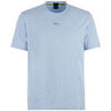 T-shirt BOSS T-shirt Tee-Tape en coton stretch &agrave; logo multicolore Bleu