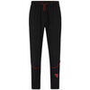 Pantalon HUGO Bas de surv&ecirc;tement regular fit avec passepoil et logo D Noir
