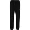 Pantalon HUGO BAS DE SURV&Ecirc;TEMENT NOIR EN COTON RELAXED FIT AVEC LOGO MANUS Noir