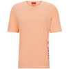 T-shirt HUGO T-SHIRT ROSE SAUMON RN RELAXED FIT EN COTON BIOLOGIQUE