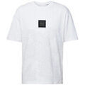 T-shirt BOSS T-SHIRT TALBOA LOTUS 1 AVEC IMPRIM&Eacute; CAMOUFLAGE ET BADGE Blanc Grenoble