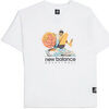 T-shirt New Balance T-SHIRT &Agrave; MANCHES COURTES EN JERSEY DE COTON HOO Blanc