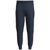 Pantalon HUGO BAS DE SURV&Ecirc;TEMENT EN MOLLETON DE COTON BLEU MARINE AVE Bleu