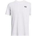 T-shirt Under Armour T-SHIRT &Eacute;PAIS UA LEFT CHEST PATCH BLANC Blanc Grenoble