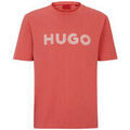 T-shirt HUGO T-SHIRT ROUGE REGULAR FIT EN JERSEY DE COTON AVEC LOGO Grenoble