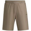 Shorts/Bermuda sur Grenoble : Short BOSS SHORT HECON ACTIVE MARRON CLAIR AVEC LOGO R&Eacute;FL&Eacute;CHISSANT Marron