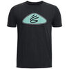 T-shirt enfant Under Armour T-SHIRT ENFANT NOIR CURRY LOGO