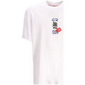 T-shirt HUGO T-SHIRT EN JERSEY DE COTON DITROSO BLANC AVEC MOTIF ART Grenoble