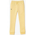 Pantalons enfants sur Grenoble : Pantalon enfant Lacoste Jogging SPORT Enfant en molleton uni jaune
