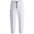 Pantalon BOSS PANTALON CARGO EN TISSU STRETCH D&Eacute;PERLANT BLANC T_CHEST Blanc Grenoble