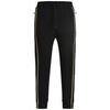 Pantalon BOSS PANTALON DE SURV&Ecirc;TEMENT NOIR AVEC EMPI&Egrave;CEMENTS EN RUBAN Noir