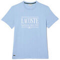 Tee-shirts sur Grenoble : T-shirt Lacoste T-SHIRT HOMME REGULAR FIT BLEU CIEL
