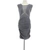Robe courte Maje Robe en coton grise