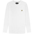 T-shirt Lyle & Scott T-Shirt Manche Longue Blanc PLAIN LONG SLEEVE