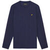 T-shirt Lyle & Scott T-Shirt Manche Longue Bleu Marine PLAIN LONG SL