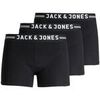 Boxers Jack & Jones 12081832 - 3 PACK-BLACK/BLACK WAISTBAND Noir
