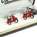 Boutons de manchette sur Grenoble : Boutons de manchettes Cravate Avenue Signature Boutons de manchette Rouge