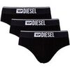 Slips Diesel Lot de 3 culottes Andre Noir