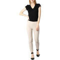 Pantalons sur Grenoble : Pantalon Caf&eacute; Noir JP0098 Beige