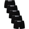 Cale&ccedil;ons Diesel Lot de 5 boxers Damien Noir