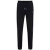 Pantalon BOSS Pantalon HADIKO Bleu Marine en coton m&eacute;lang&eacute; avec rayur Bleu