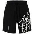 Short HUGO SHORT NOIR DABSAROKA RELAXED FIT EN COTON &Agrave; LOGO FA&Ccedil;ON Noir Grenoble
