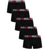 Cale&ccedil;ons Diesel Lot de 5 boxers Damien Noir