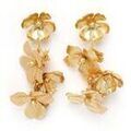 Boucles d'oreille sur Grenoble : Boucles oreilles Avant-Garde Paris Kristinaina Dor&eacute;
