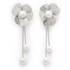 Boucles oreilles Avant-Garde Paris Klarana Argent&eacute;