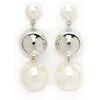 Boucles oreilles Avant-Garde Paris Valeriata Argent&eacute;