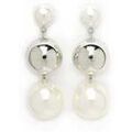 Boucles d'oreille sur Grenoble : Boucles oreilles Avant-Garde Paris Valeriata Argent&eacute;