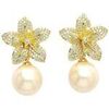 Boucles oreilles Avant-Garde Paris Ursulaka Dor&eacute;