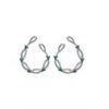 Boucles oreilles Avant-Garde Paris Milena Argent&eacute;