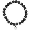 Bracelets Brillaxis Bracelet homme Pierre de Lave
