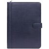 Porte document Hexagona Conf&eacute;rencier en cuir ref 36371 marine 25*34*2 Bleu