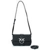 Sac a main Pinko LOVE ONE SLOUCHY ZIP MINI VITELLO BIKER