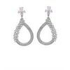 Boucles oreilles Avant-Garde Paris Chiara Argent&eacute;