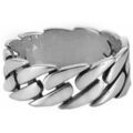 Bijoux Orusbijoux Bague Homme Argent Chaine Moderne Argent&eacute;