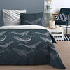 Parures de lit Stof Parure de lit bleue baleine 220 x 240 cm