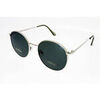 Lunettes de soleil Esprit mixte 39181 Gris, forme ronde m&eacute;tal Multicolore
