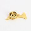 Broches Clj Charles Le Jeune Pin's trompette de couleur or, Armstrong Jaune