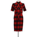 Robe courte D&G Robe en laine rouge
